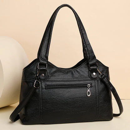 Luxury Casual Tote Women Bag High Quality Leather Ladies Hand Bags for Women 2024 Shoulder Bag Big Crossbody Bags Sac A Main