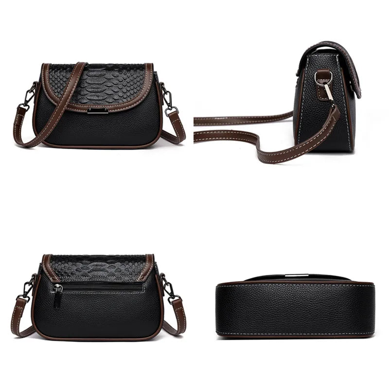 Luxury Crocodile Genuine Leather Crossbody Shoulder Bags For Women 2023 Women's Bags Handbags High Quality Female Messenger Tote