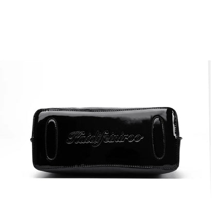 Luxury Crocodile Pattern Patent Leather Shoulder Crossbody Bag for Women 2023 Women's Handbag 3 Layers Female Messenger Tote Sac