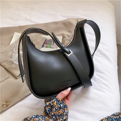 Luxury Crossbody Bags for Women 2022 Soft Leather Lemon Color Shoulder Bag Women Casual Satchels Wide Straps Fashion Bag Handbag