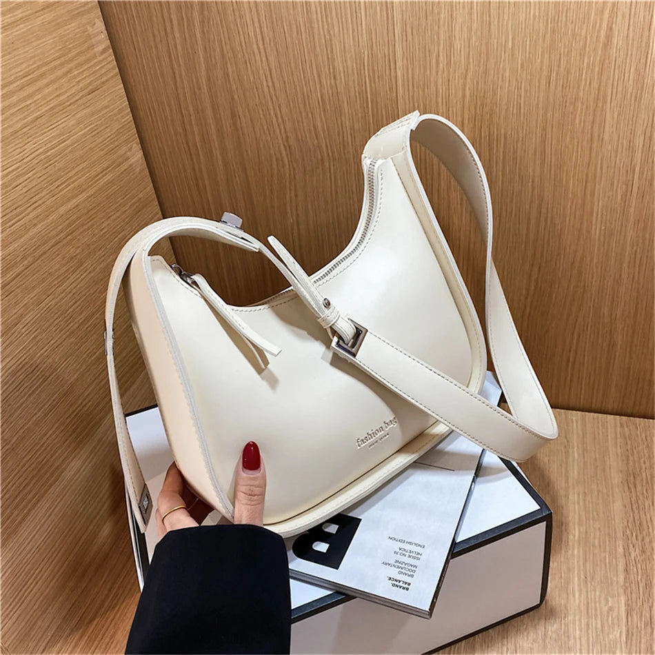 Luxury Crossbody Bags for Women 2022 Soft Leather Lemon Color Shoulder Bag Women Casual Satchels Wide Straps Fashion Bag Handbag