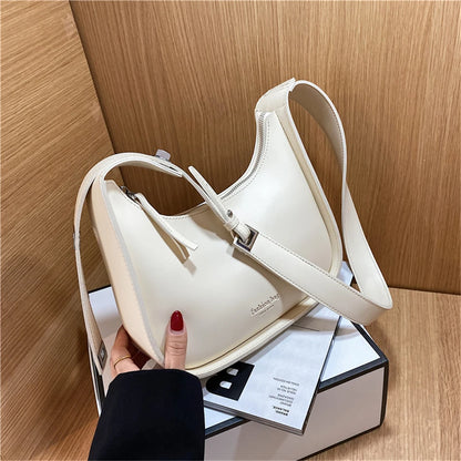 Luxury Crossbody Bags for Women 2022 Soft Leather Lemon Color Shoulder Bag Women Casual Satchels Wide Straps Fashion Bag Handbag