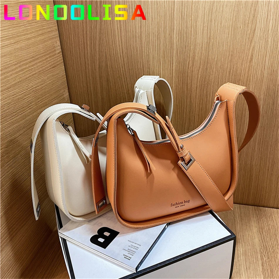 Luxury Crossbody Bags for Women 2022 Soft Leather Lemon Color Shoulder Bag Women Casual Satchels Wide Straps Fashion Bag Handbag