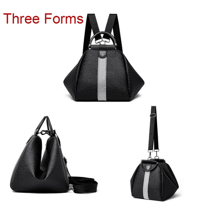 Luxury Designer Brand Women's Backpacks Multi Functional And High Quality PU Backpack Girl's Travel SchoolBag Sac A Dos Knapsack