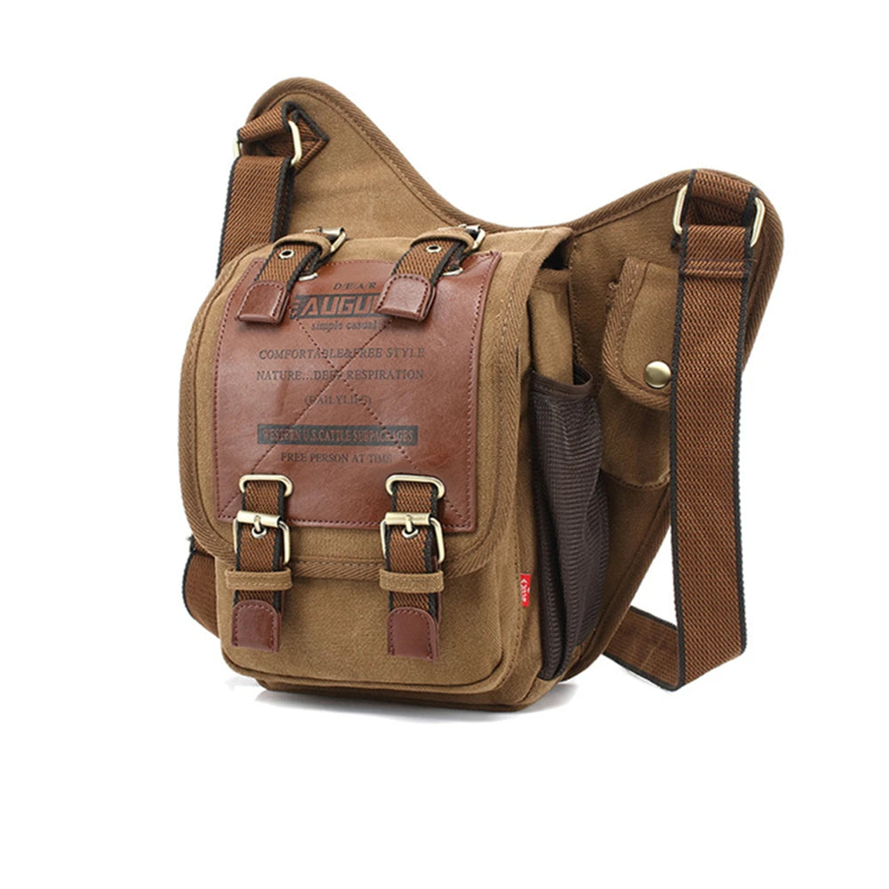 Luxury Designer Canvas Sling Bag For Men Military Messenger Chest Backpack Women Cross-Body Tactic Shoulder Waist Pack