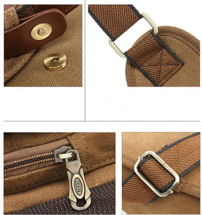 Luxury Designer Canvas Sling Bag For Men Military Messenger Chest Backpack Women Cross-Body Tactic Shoulder Waist Pack