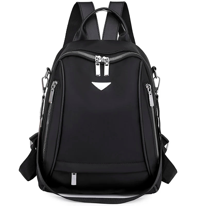 Luxury Designer Fashion School Backpacks High Quality Canvas Female Backpack for Girls Casual School Bags Simple Travel Bagpack