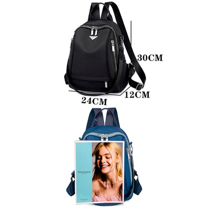 Luxury Designer Fashion School Backpacks High Quality Canvas Female Backpack for Girls Casual School Bags Simple Travel Bagpack