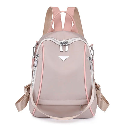 Luxury Designer Fashion School Backpacks High Quality Canvas Female Backpack for Girls Casual School Bags Simple Travel Bagpack