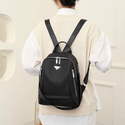 Luxury Designer Fashion School Backpacks High Quality Canvas Female Backpack for Girls Casual School Bags Simple Travel Bagpack