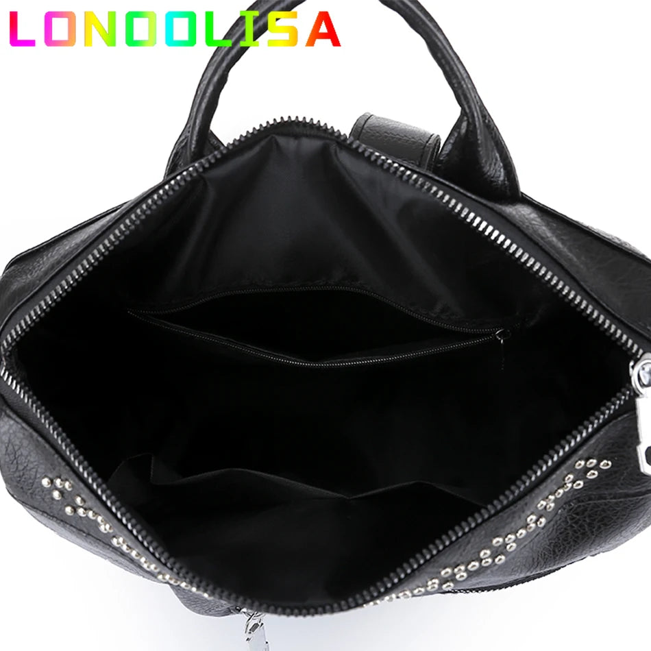 Luxury Designer Female Backpack Pu Leather Leisure Shoulder Bags for Teenage Girls Ladies Travel Bagpack High Quality BackPack