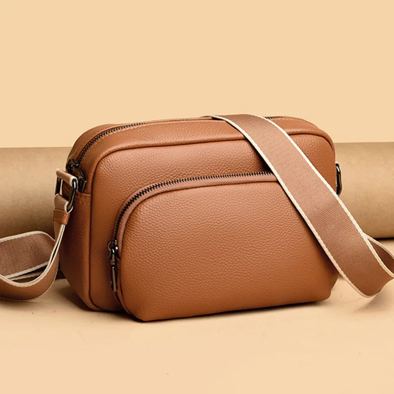 Luxury Designer Genuine Leather Handbags Purses Fashion Ladies Shoulder Crossbody Bags Casual Tote Bag Women 2023 Messenger Sac
