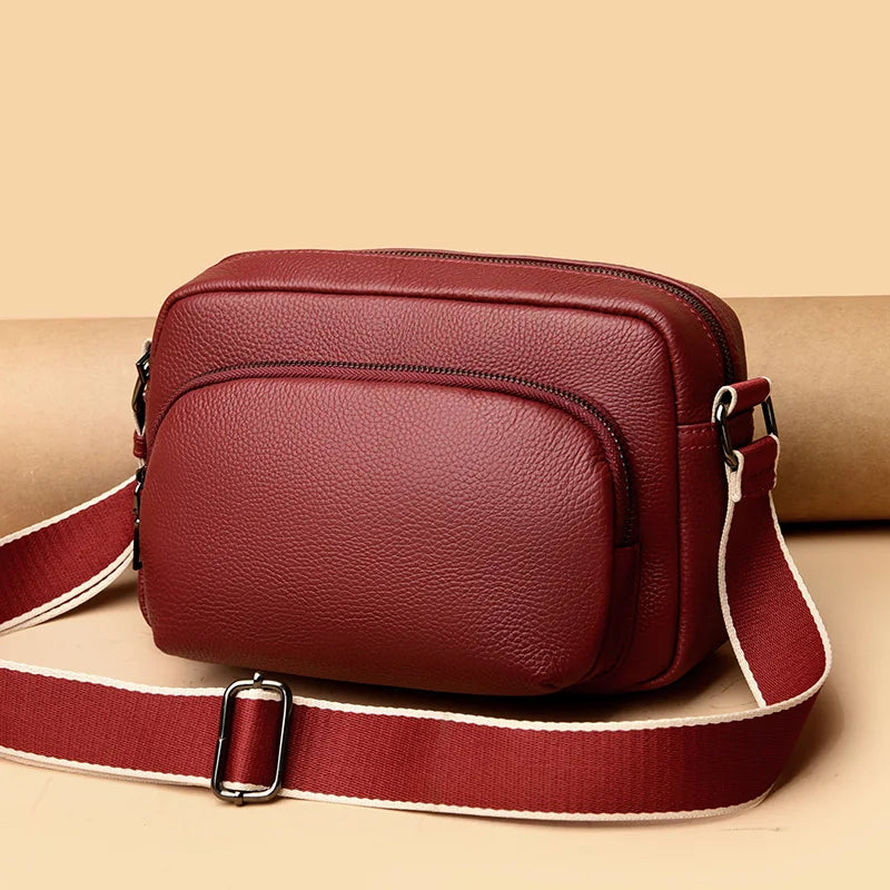 Luxury Designer Genuine Leather Handbags Purses Fashion Ladies Shoulder Crossbody Bags Casual Tote Bag Women 2023 Messenger Sac