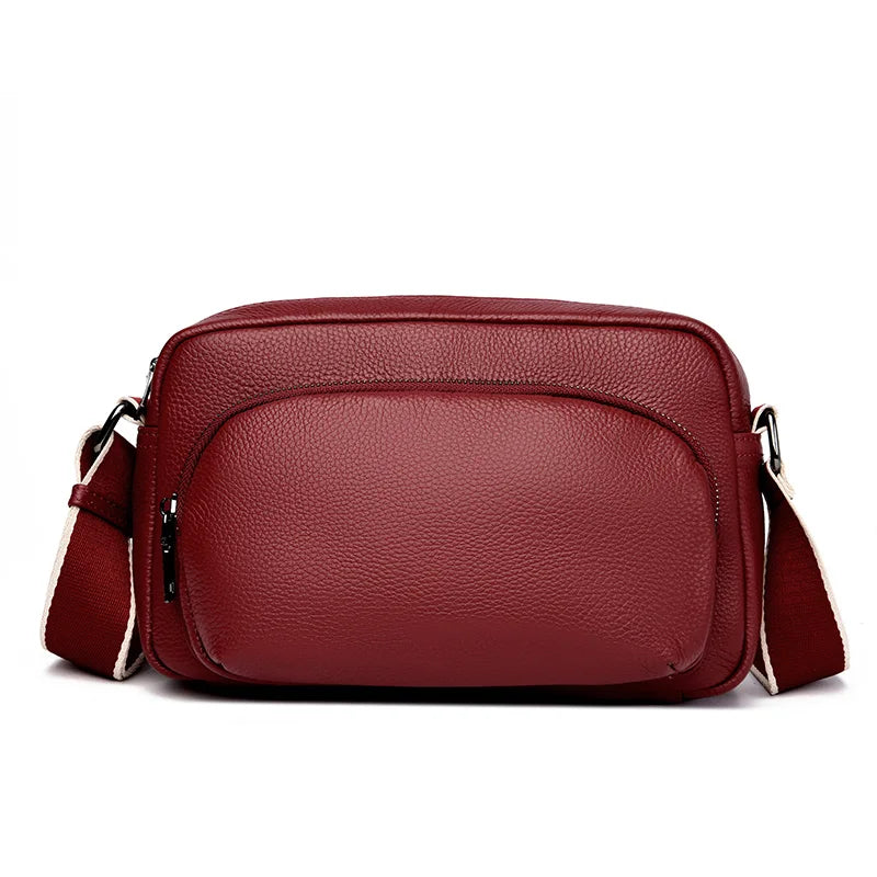 Luxury Designer Genuine Leather Handbags Purses Fashion Ladies Shoulder Crossbody Bags Casual Tote Bag Women 2023 Messenger Sac