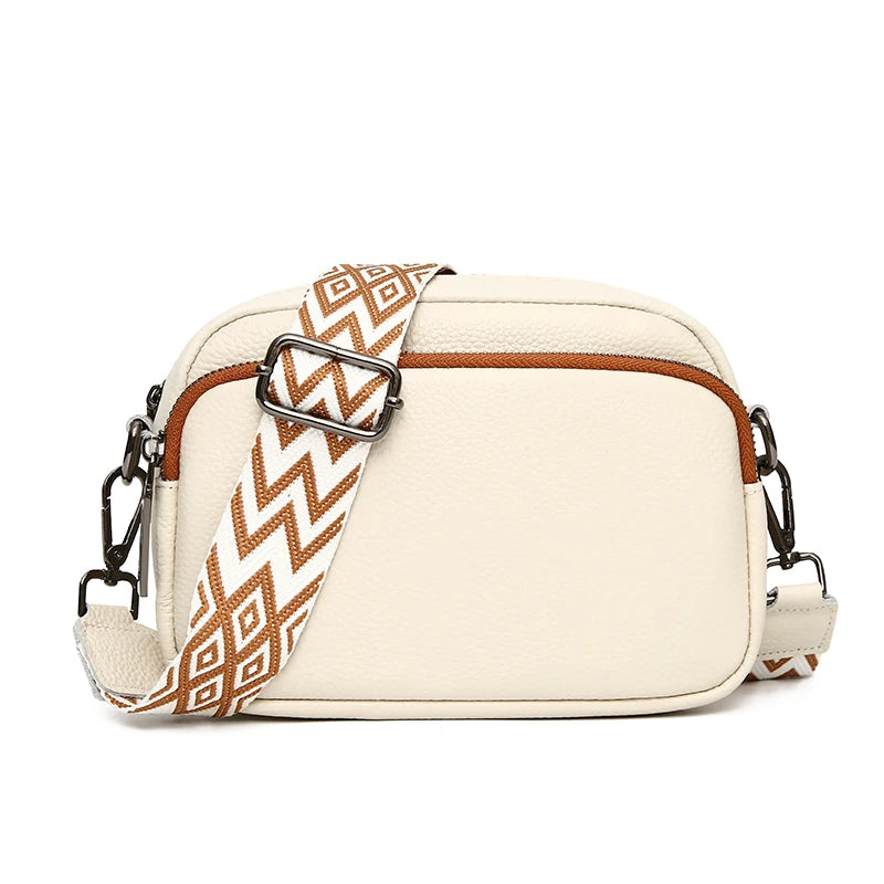 Luxury Designer Genuine Leather Handbags Purses Women Shoulder Bags High Quality Leather Crossbody Messenger Bags for Female Sac