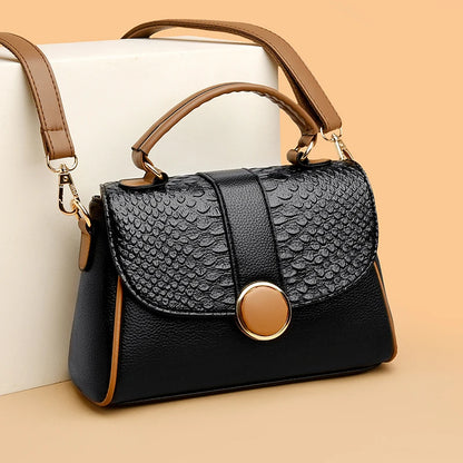 Luxury Designer Handbags Purses New High Quality Solid Color Leisure Shoulder Bags Pu Leather Crossbody Messenger Bags for Women