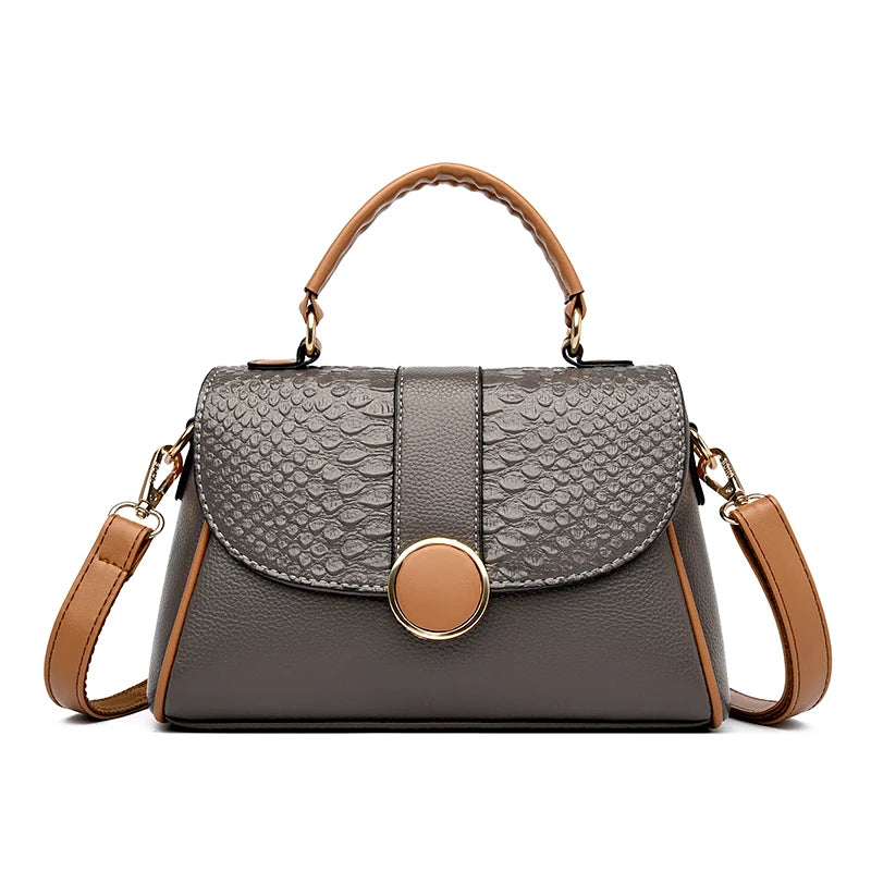 Luxury Designer Handbags Purses New High Quality Solid Color Leisure Shoulder Bags Pu Leather Crossbody Messenger Bags for Women