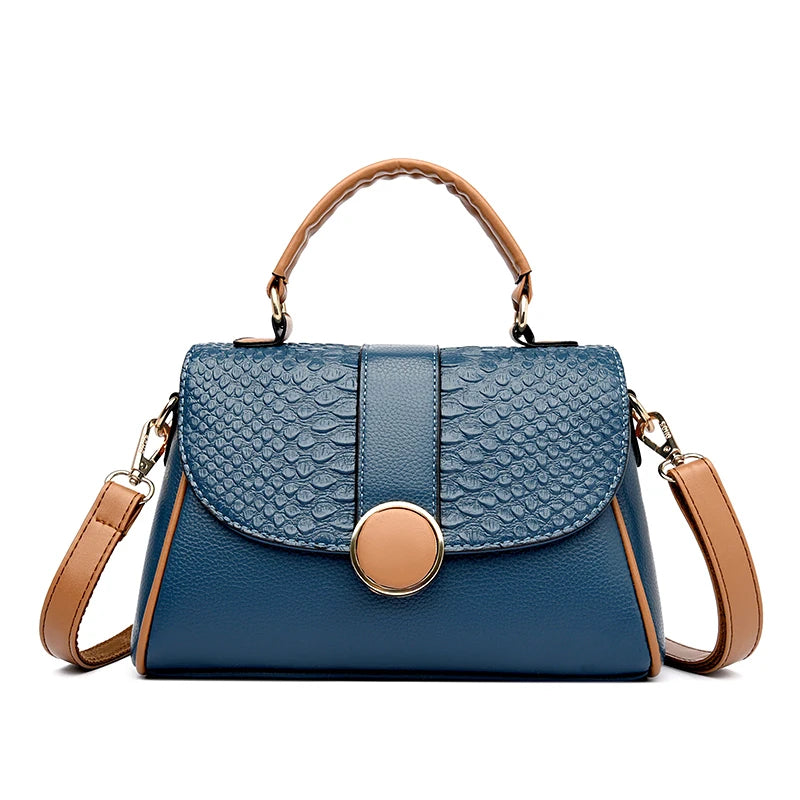 Luxury Designer Handbags Purses New High Quality Solid Color Leisure Shoulder Bags Pu Leather Crossbody Messenger Bags for Women