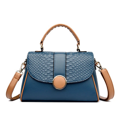 Luxury Designer Handbags Purses New High Quality Solid Color Leisure Shoulder Bags Pu Leather Crossbody Messenger Bags for Women