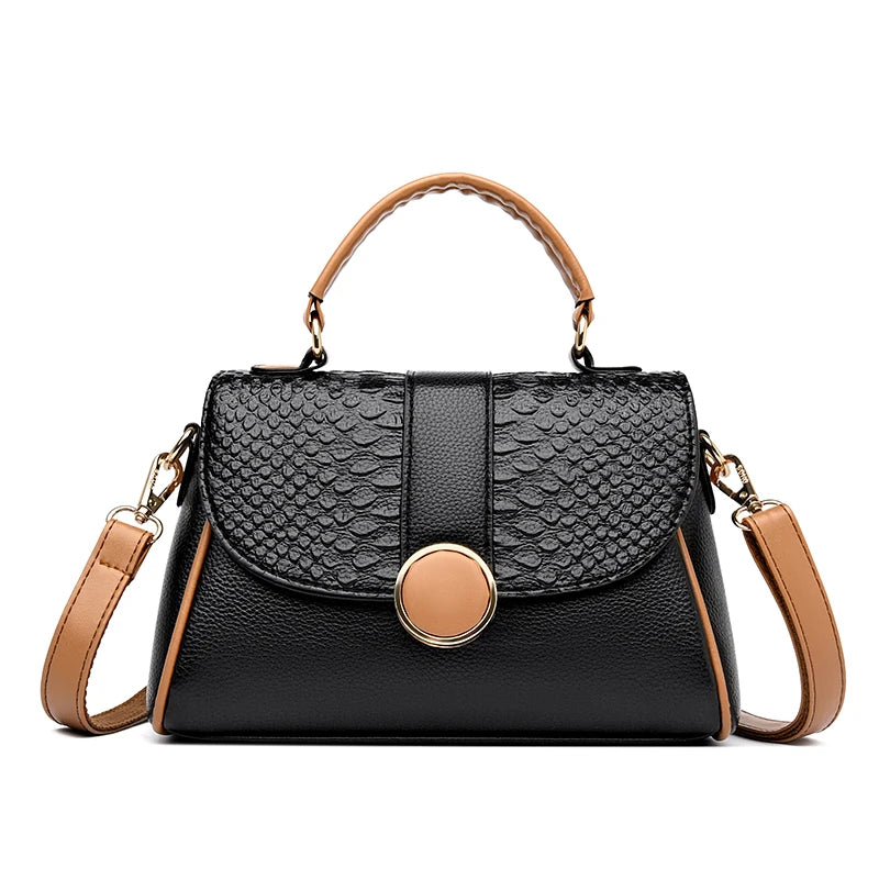 Luxury Designer Handbags Purses New High Quality Solid Color Leisure Shoulder Bags Pu Leather Crossbody Messenger Bags for Women