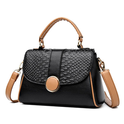 Luxury Designer Handbags Purses New High Quality Solid Color Leisure Shoulder Bags Pu Leather Crossbody Messenger Bags for Women