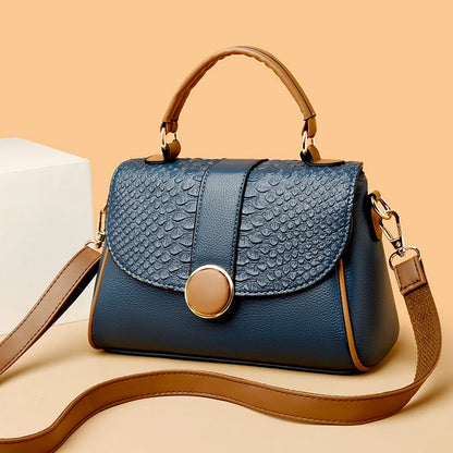 Luxury Designer Handbags Purses New High Quality Solid Color Leisure Shoulder Bags Pu Leather Crossbody Messenger Bags for Women