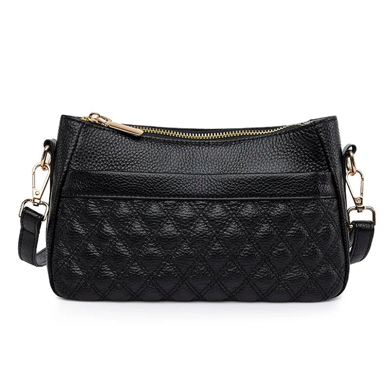 Luxury Designer Ladies Handbag High Quality Genuine Leather Shoulder Bag for Women 2023 Female Crossbody Bag Purses and Tote Sac