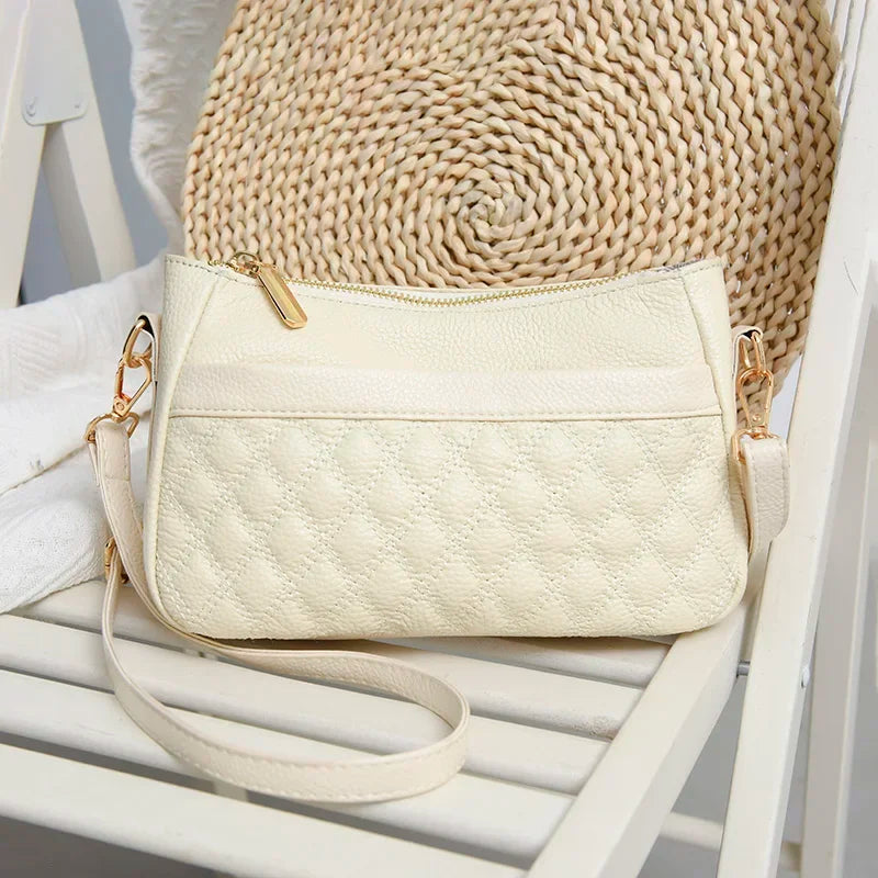 Luxury Designer Ladies Handbag High Quality Genuine Leather Shoulder Bag for Women 2023 Female Crossbody Bag Purses and Tote Sac