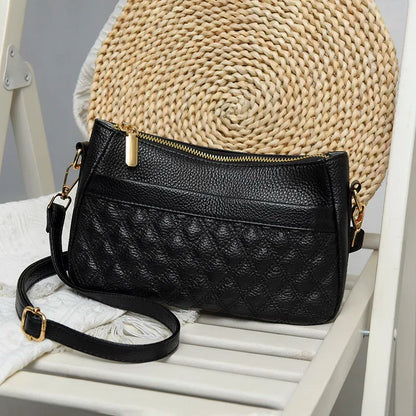 Luxury Designer Ladies Handbag High Quality Genuine Leather Shoulder Bag for Women 2023 Female Crossbody Bag Purses and Tote Sac