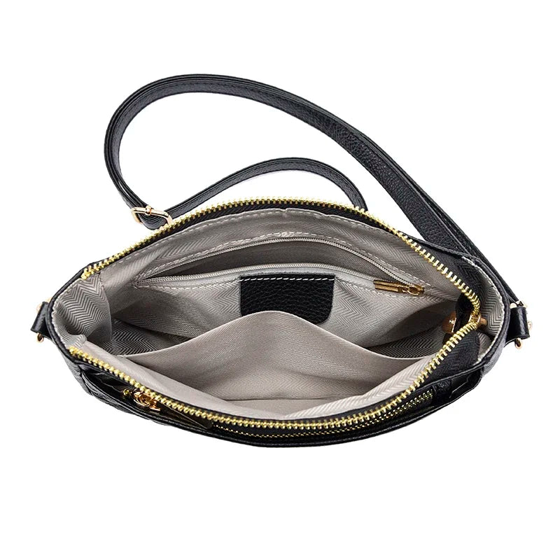 Luxury Designer Ladies Handbag High Quality Genuine Leather Shoulder Bag for Women 2023 Female Crossbody Bag Purses and Tote Sac