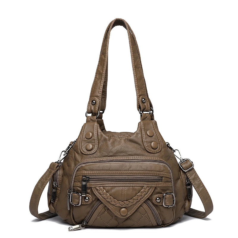 Luxury Designer Ladies Handbags High Quality Leather Women Shoulder Bags 2023 Female Crossbody Bag Purses and Messenger Tote Sac