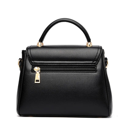 Luxury Designer Multi Layered Women's Handbag 2024 Trendy High Quality Soft Leather Messenger Bag Women's Shoulder Crossbody Bag