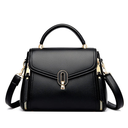 Luxury Designer Multi Layered Women's Handbag 2024 Trendy High Quality Soft Leather Messenger Bag Women's Shoulder Crossbody Bag