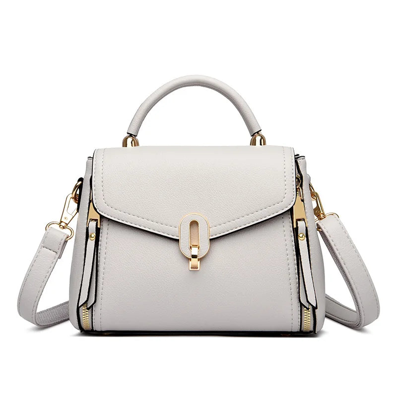 Luxury Designer Multi Layered Women's Handbag 2024 Trendy High Quality Soft Leather Messenger Bag Women's Shoulder Crossbody Bag