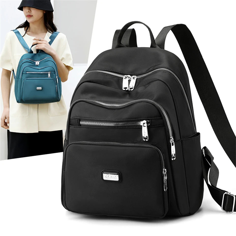 Luxury Designer Nylon Women Backpacks 2023 Fashion Classic Style School Bags for Girls New Travel High Capacity Bookbags Sac