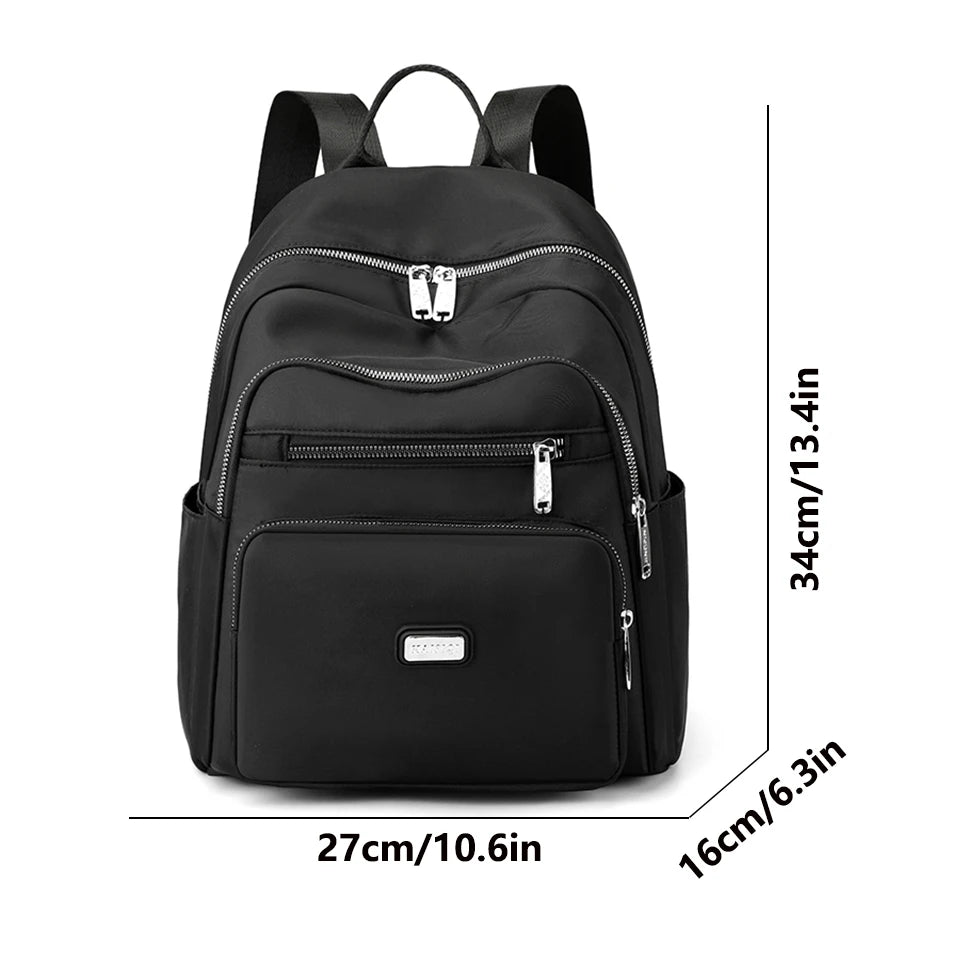 Luxury Designer Nylon Women Backpacks 2023 Fashion Classic Style School Bags for Girls New Travel High Capacity Bookbags Sac