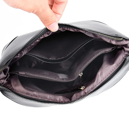 Luxury Designer PU Leather Handbags Purses Fashion Ladies Shoulder Messenger Crossbody Bag Casual Tote Bag Women 2024 Simple Sac