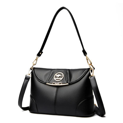 Luxury Designer PU Leather Handbags Purses Fashion Ladies Shoulder Messenger Crossbody Bag Casual Tote Bag Women 2024 Simple Sac