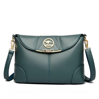 Luxury Designer PU Leather Handbags Purses Fashion Ladies Shoulder Messenger Crossbody Bag Casual Tote Bag Women 2024 Simple Sac