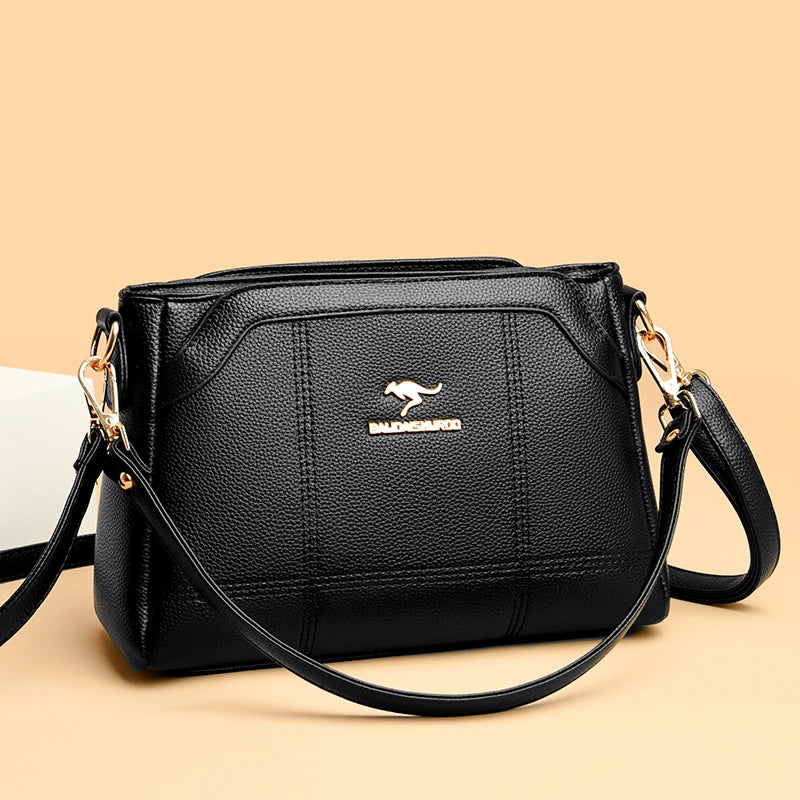 Luxury Designer Shoulder Crossbody Bags Women Purses and Hangbags Female Genuine Soft Leather Casual Messenger Bag Sac A Main