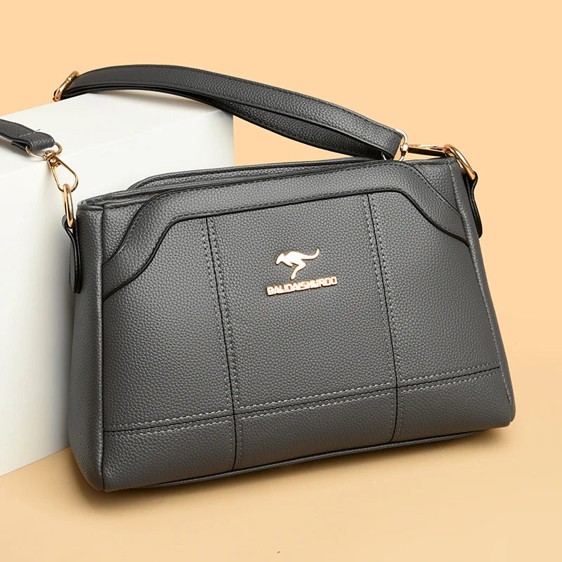 Luxury Designer Shoulder Crossbody Bags Women Purses and Hangbags Female Genuine Soft Leather Casual Messenger Bag Sac A Main