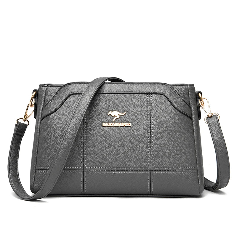 Luxury Designer Shoulder Crossbody Bags Women Purses and Hangbags Female Genuine Soft Leather Casual Messenger Bag Sac A Main
