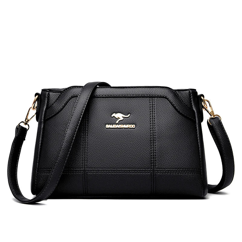 Luxury Designer Shoulder Crossbody Bags Women Purses and Hangbags Female Genuine Soft Leather Casual Messenger Bag Sac A Main