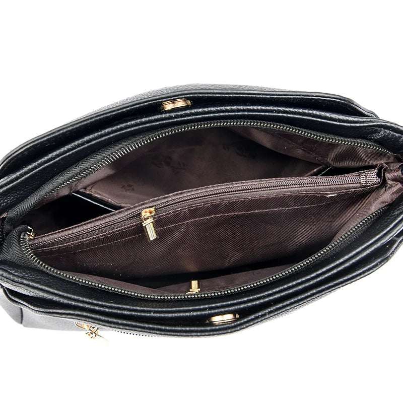 Luxury Designer Shoulder Crossbody Bags Women Purses and Hangbags Female Genuine Soft Leather Casual Messenger Bag Sac A Main