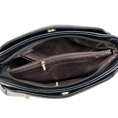 Luxury Designer Shoulder Crossbody Bags Women Purses and Hangbags Female Genuine Soft Leather Casual Messenger Bag Sac A Main