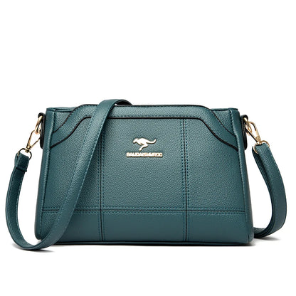 Luxury Designer Shoulder Crossbody Bags Women Purses and Hangbags Female Genuine Soft Leather Casual Messenger Bag Sac A Main
