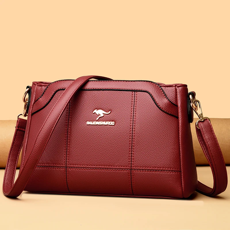 Luxury Designer Shoulder Crossbody Bags Women Purses and Hangbags Female Genuine Soft Leather Casual Messenger Bag Sac A Main