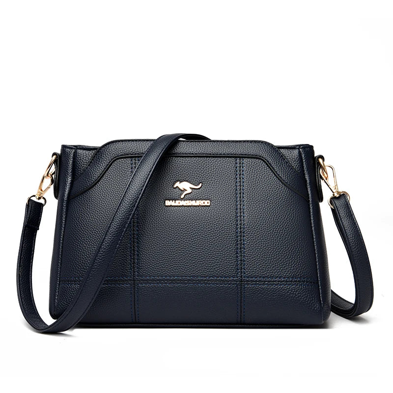 Luxury Designer Shoulder Crossbody Bags Women Purses and Hangbags Female Genuine Soft Leather Casual Messenger Bag Sac A Main