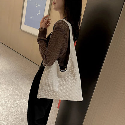 Luxury Designer Soft PU Shopper Shoulder Crossbody Bags for Women 2023 Woman Branded Trending Handbags