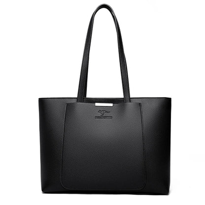Luxury Designer Solid Color Handbags Soft Leather Shoulder Bag Large Capacity Shopping HandBag Sac High Quality Women Tote Bags